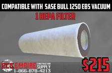 Hepa filter compatible with sase bull 1250 vacuums