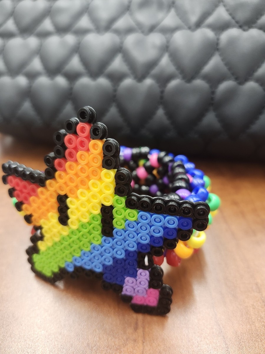 Mario Star Kandi Cuff Perler Power Up Super Mario