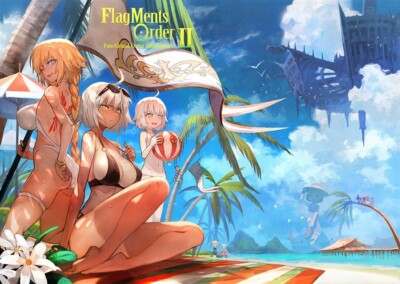 FlagMents Order II Fate/Grand Order FGO Art Book lack A4/20P C94 Used JP