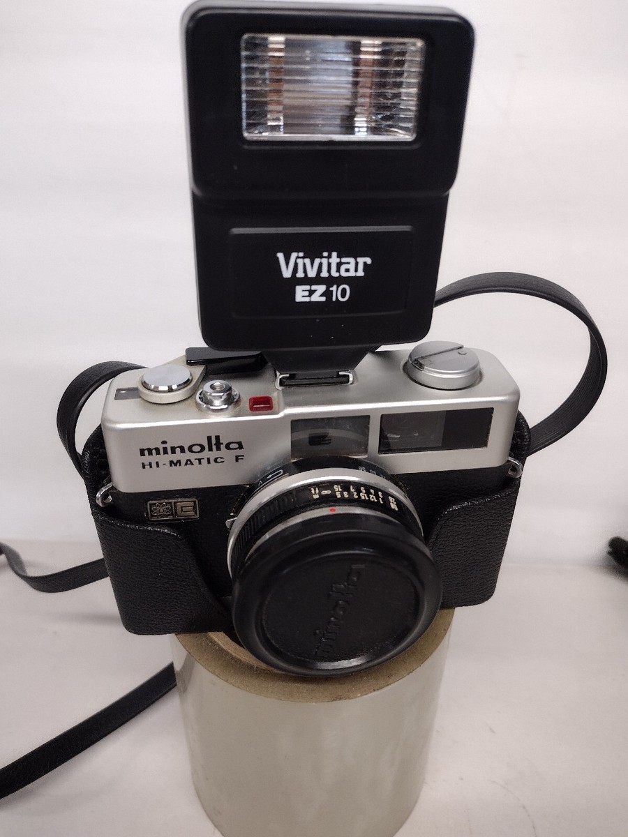 Minolta Hi-Matic F Rangefinder Film Camera Vtg 38mm F2.7