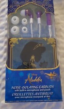 Disney Aladdin Isolating Earbuds with Microphone and Protective Pouch