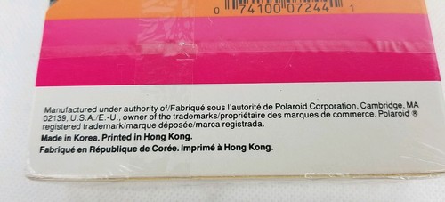 NUEVA cinta de video Polaroid en blanco VHS T-120 supercolor ¡SELLADA DE FÁBRICA! - Imagen 4 de 9