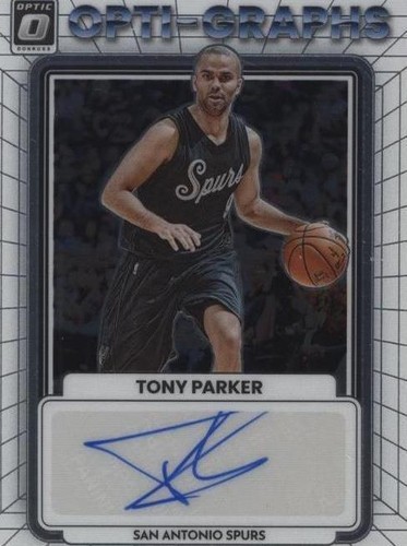 その他 TONY PARKER auto 2022/23 PANINI NBA HOOPS TONY PARKER AUTO HOT SIGNATURES SA SPURS