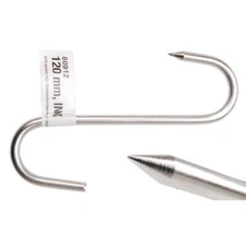 Stainless Steel Hook 120Mm - Code Bgs80912 FBGS80912 KRAFTMANN Workshop