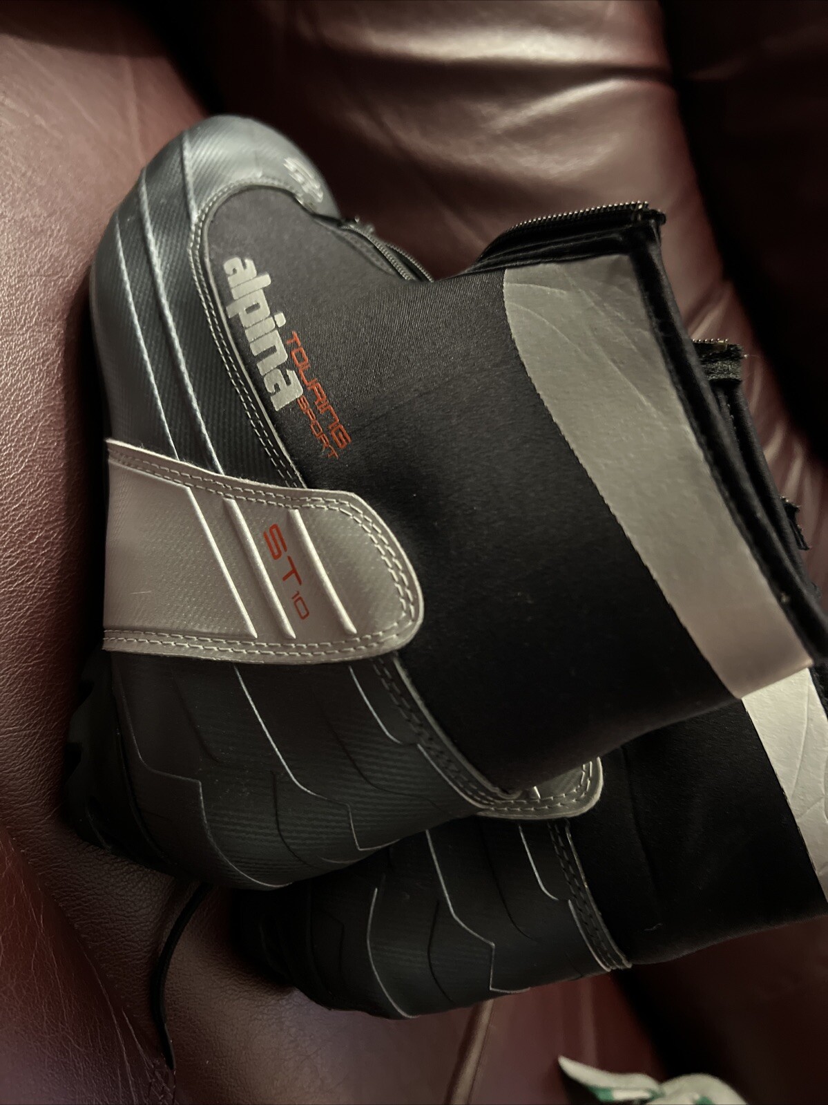 SALOMON Scarponi da sci nordico Alpina uomo ST 10 taglia 45 neri NNN