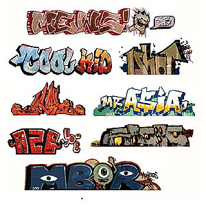 Blair Line HO Graffiti Decals Mega Set Set #1 pkg(8) 2244 - Picture 1 of 1