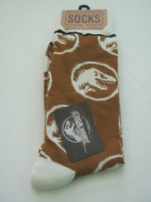 NWT SHOE SIZE 6-12 MEN'S BIOWORLD CREW SOCKS JURASSIC WORLD