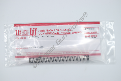 Wolff Spring Kit For 1911 Government .45 ACP – Custom Recoil Springs 18.5, 20, 22 Lb, Reduced Recoil