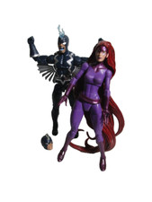 Hasbro Marvel Legends Series INHUMANS - LOT of TWO  Black Bolt And Medusa