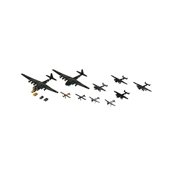 PIT-ROAD 1/700 SKY WAVE Series WWII Luftwaffe Aircraft Set 3 Kit F/S w/Track JP