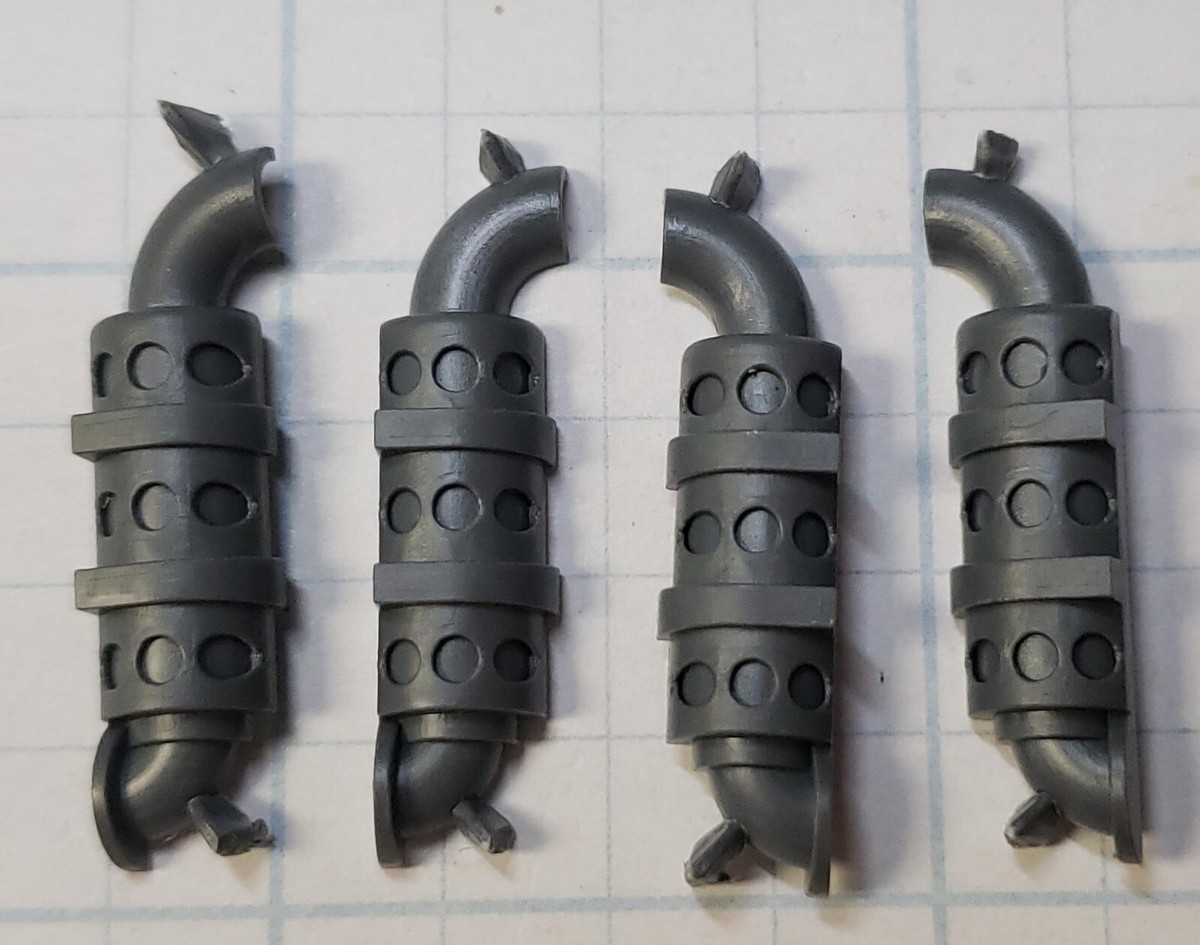 Warhammer 40k Astra Militarum Bits LRM Leman Russ Tank Exhaust