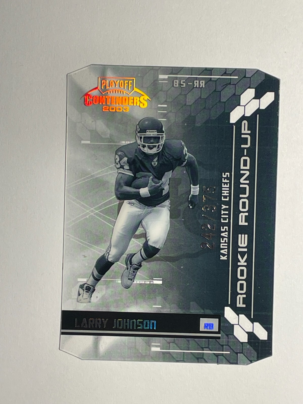Larry Johnson Playoff Contenders Rookie Round-Up #RR28 Rookie Round-Up