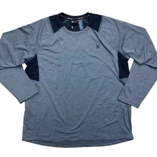 Spyder Active Men’s Size XL Gray Long Sleeve Shirt Mid-Weight Base Layer NWOT