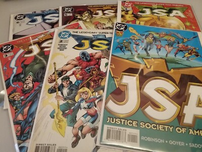 JSA Justice Society of America #1  #2 #3 #4 #5 #6 DC Robinson / Goyer / Johns