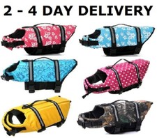Dog Pet Saver Life Jacket Vest Reflective Strip sz XXS, XS, S, M, L, XL, XXL