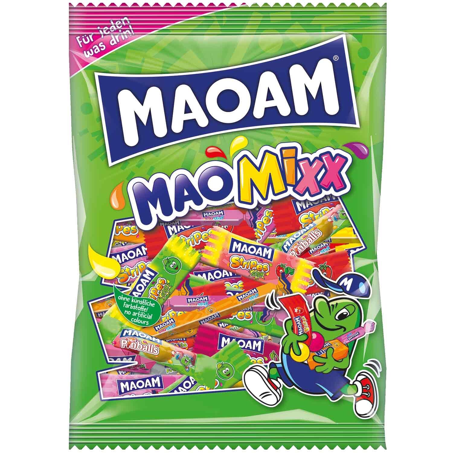 Фруктовые жевательные конфеты MAOAM MaoMix XL, 375 г/13,2 унции - Сделано в Германии - БЕСПЛАТНАЯ ДОСТАВКА