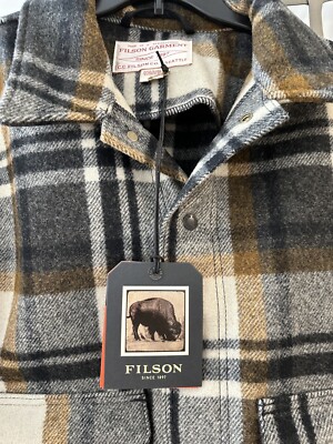 Filson Mackinaw Wool Work Jacket Men's L USA Rare | eBay