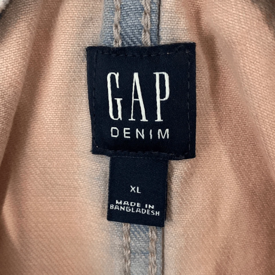 GAP Niños Niñas Denim Jersey Mono Vestido Talla XL Rosa Foto 3 de 4