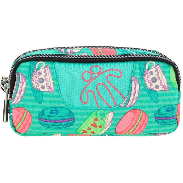 estuches escolares dos compartimientos celeste | online en eBay