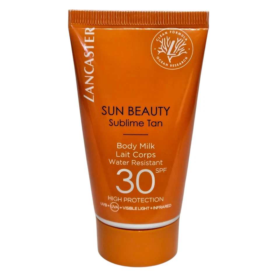 Lancaster Sun Beauty Sublime Tan Body Milk SPF30 1.6 fl.oz. Travel Size Sealed - Image 2 of 4