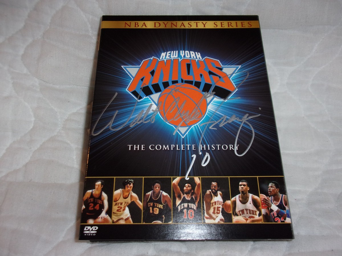NY NEW YORK KNICKS THE COMPLETE HISTORY DVD SIGNED AUTOGRAPHED
