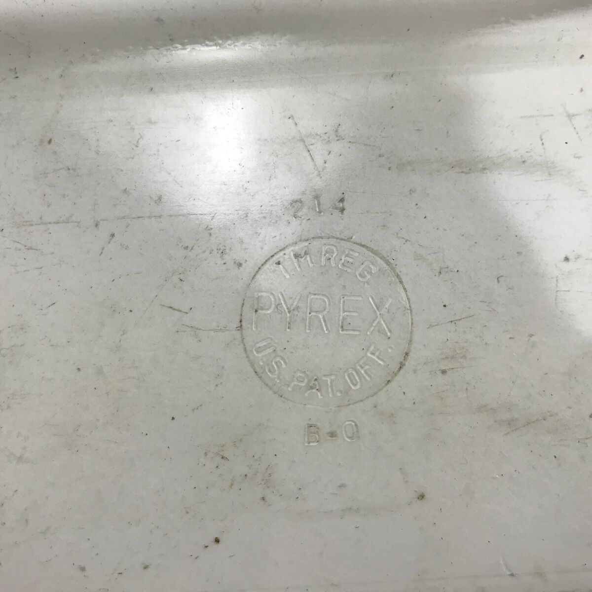 Vintage PYREX #214 Clear Glass Loaf Baking Dish D - Q Large Vintage PYREX #214 Clear Glass Loaf Baking Dish D - Q Large