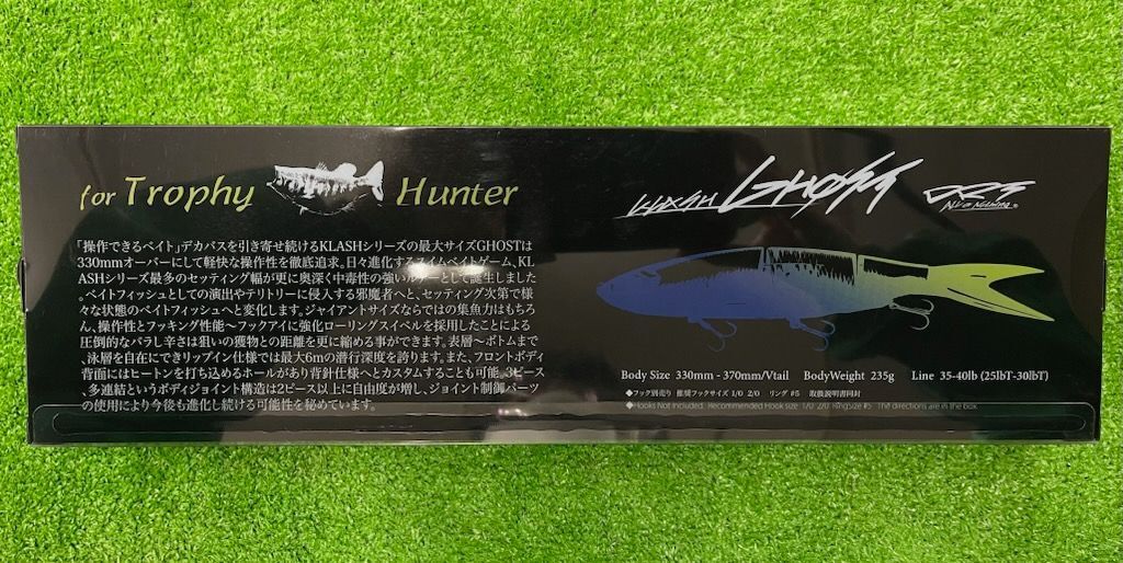 ルアー・フライ KLASH GHOST #Pro Blue DRT Klash GHOST Pro Blue Color 8.8oz Low Float Big Swimbait