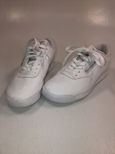 Reebok 1Y3501 Classics Women's White Leather Sneakers Shoes Size 6.5 | eBay