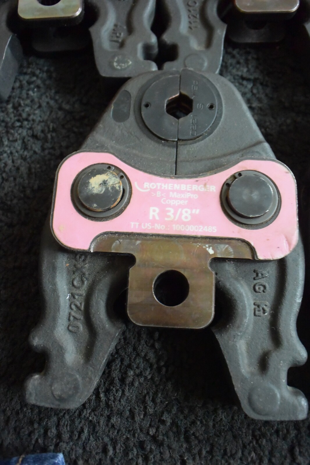 Rothenberger Model TT Hydraulic Refrigerant Crimper & 5 Jaws for Copper