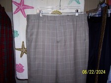 men's sz 36 x 32 Haus & Hoffman dress pants hand tailored USA-made & handsome