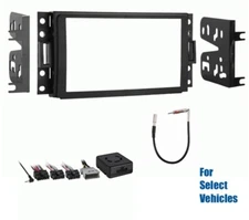 Double Din Car Stereo Dash Bose Kit Wire for 2005-2013 Chevrolet Corvette GM Etc