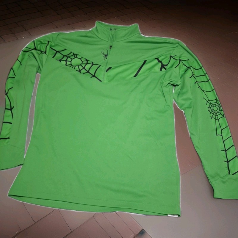 Spyder Men’s Webstrong fast dry long sleeve base layer shirt-MSRP $85-NWT's-NICE