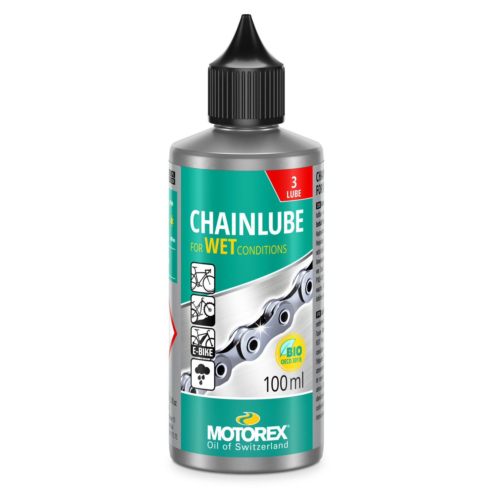 Влажная смазка для цепей Motorex 100 мл 3990₽