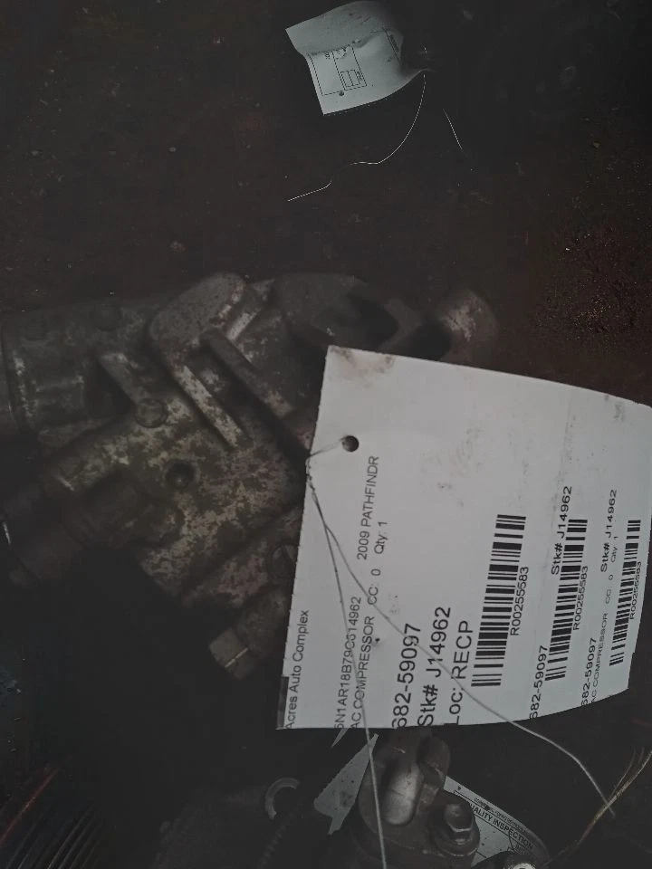 Used A/C Compressor fits: 2009 Nissan Pathfinder 4.0L 6 cylinder Grade A - Image 3 of 4