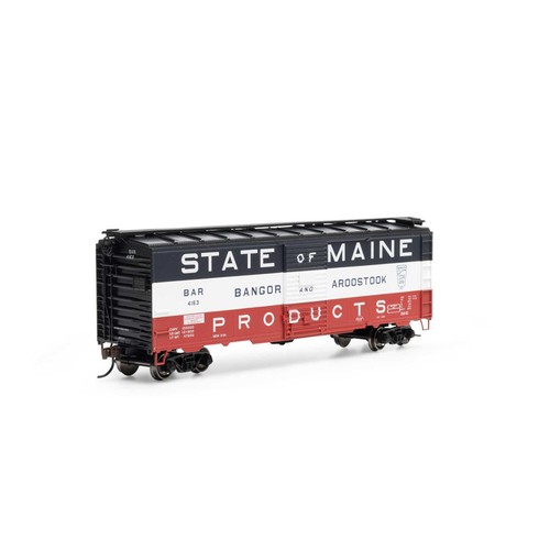 Coche de caja puerta Youngstown Athearn 75335 HO Bangor and Aroostook 40' #4163 | Condition: New