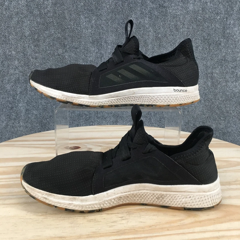 Adidas Shoes Womens 7.5 Edge Lux Athletic Running Sneakers H6851 Black Fabric - Image 2 of 4