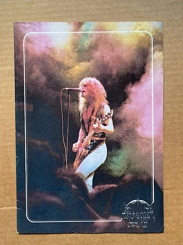 DIAMOND HEAD BORROWED TIME PROGRAMME Rare 1982 A4 colour tour booklet - some cre