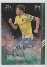 2015 Topps Apex Retail Green Auto /99 Dillon Powers #63 Auto