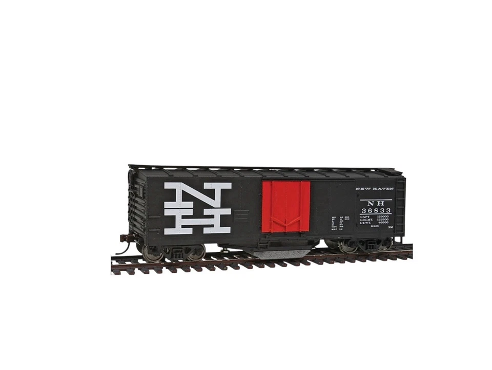 Walthers 931-1755 HO Scale 40' Track Cleaning Car Boxcar New Haven (NH) 36833 - Image 2 of 3