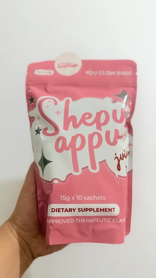Shepu appu Juice Drink 10 Sachet By: You Glow Babe Original