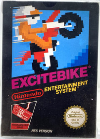 Excitebike Nintendo NES Brand New 1985 Factory Sealed Gloss PSA Graded 7.5 A