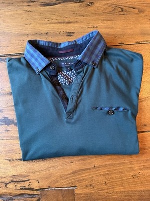 Men s Green Ted Baker London Size 4 Shirt