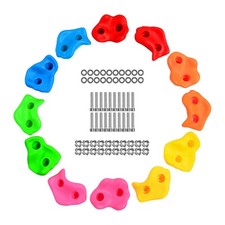 12x Rock Climbing Holds Rock Hold Grab for Outdoor Playground Tree House
