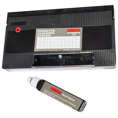 VHS Video Head Cleaner Tape With Cleaning Fluid | Wet and Dry Use - Image 1 of 4