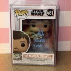 Funko Pop Star Wars Mandalorian #461 Signed “Young Mando” Unauthenticated