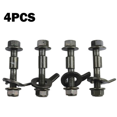 Kit De Réglage De Carrossage (camber) 5 Pièces En Acier - Diamètre 12mm, Tige Réglable 61mm - Pour Véhicules, Tuning