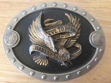 Harley Davidson Live to Ride Ride to Live Belt Buckle (1996)