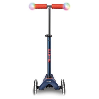 Micro Kinder Scooter Mini Deluxe Magic Navy Tret Roller Höhen Verstellbar Sicher