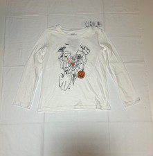 OshKosh B'gosh Girls Off White Halloween Long Sleeve Ghost, Spider, Pumpkin NWT