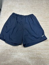 Reebok Swim Shorts Mens L Navy Mesh Lined Elastic Waist Drawstring Athletic
